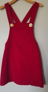 Vintage Red Velvet Dress